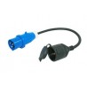 Converter CEE-SCHUCK, cable 0.5m, 3x2.5mm²
