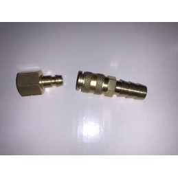 Hose connector with quick...