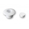 Fixing of side molding and side plastic/cover button 12mm white, RAL-9003, 5026SW