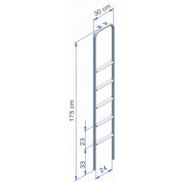 Thule alcove ladder, 5 steps