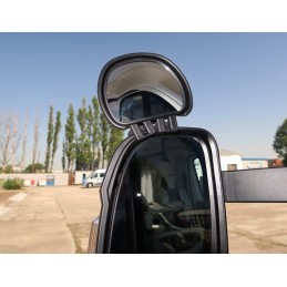 Wide-angle auxiliary mirror...