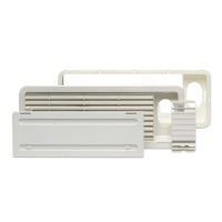 Ventilation grills and winter covers for refrigerators