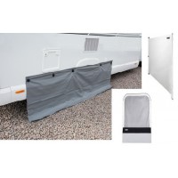 Accessories for tents, canopies, windbreaks and carpets
